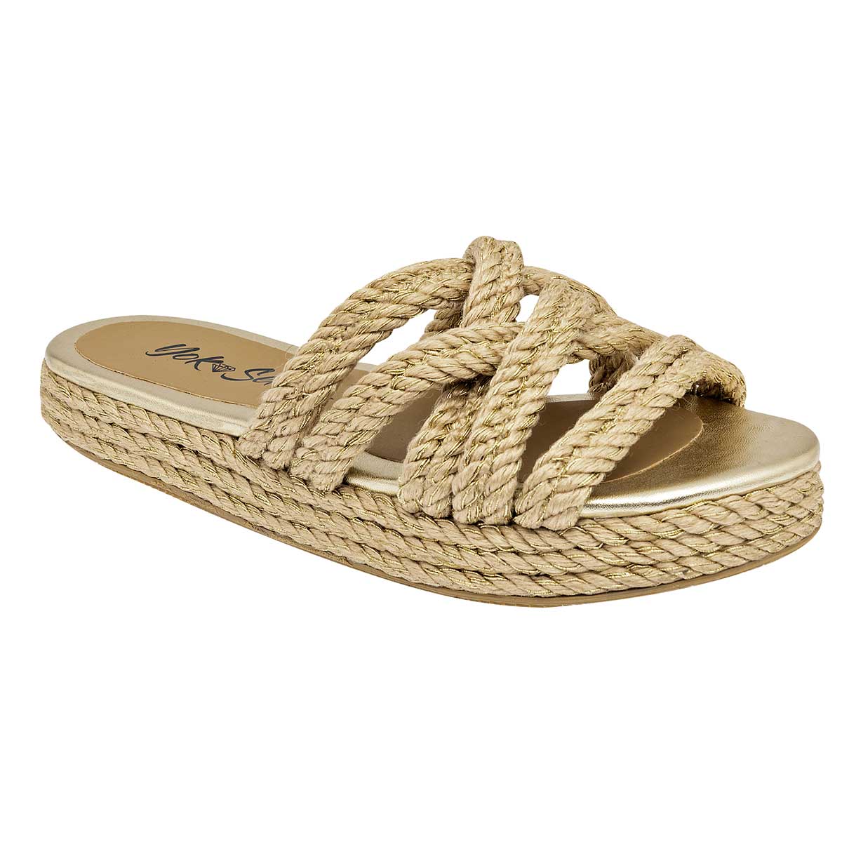 Sandalias con plataforma Exterior Sintético Color Beige Para Mujer De RBCOLLECTION