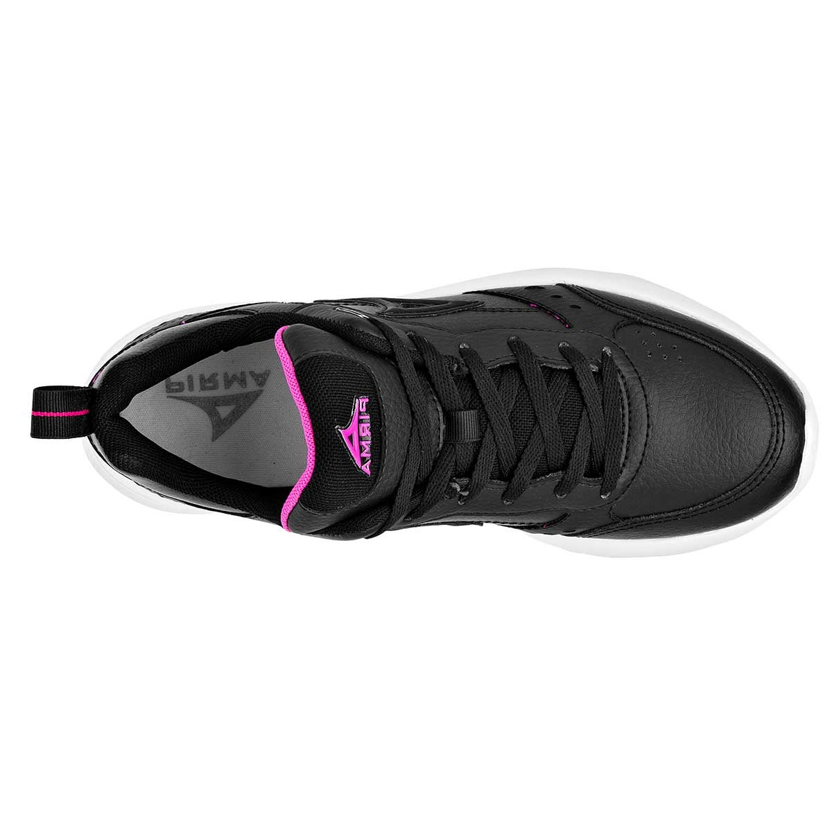 Tenis tipo deportivo Exterior Piel sintética Color Negro Para Mujer De Pirma