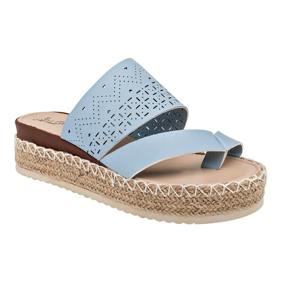 Sandalias con plataforma Exterior Sintético Color Azul Para Mujer De RBCOLLECTION