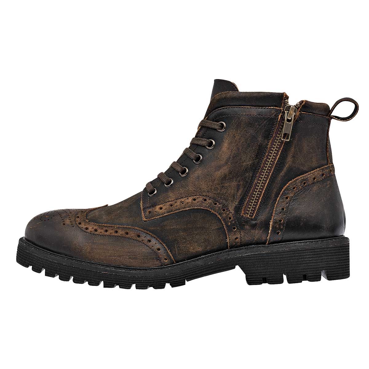 Botas casuales Exterior Piel Color Café Para Hombre De RBCOLLECTION