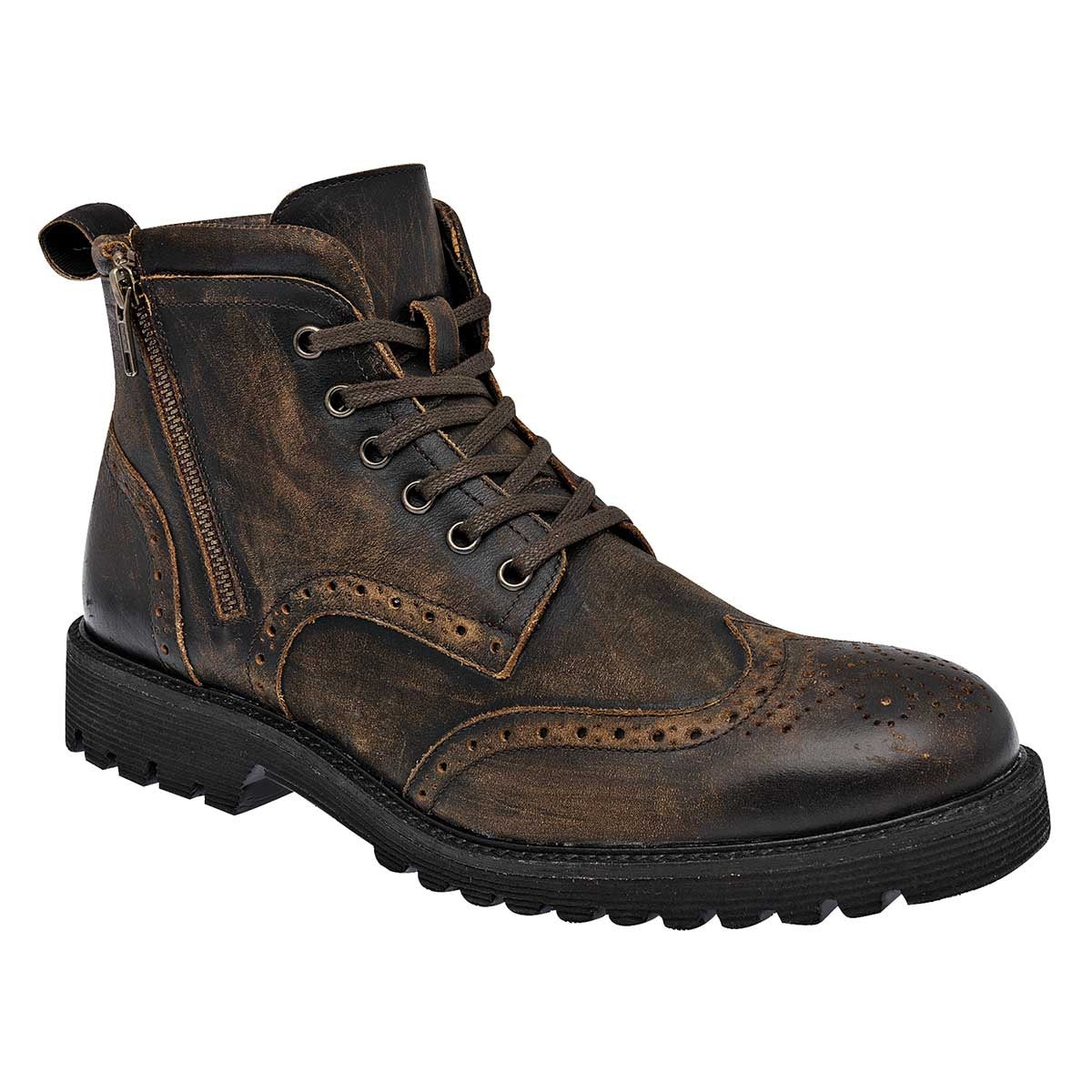 Botas casuales Exterior Piel Color Café Para Hombre De RBCOLLECTION