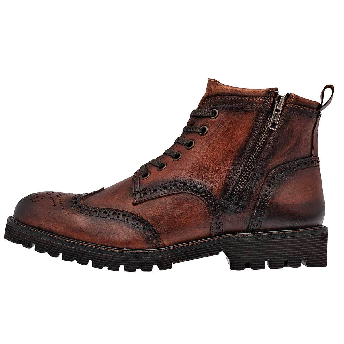 Botas casuales Exterior Piel Color Café Camel Para Hombre De RBCOLLECTION