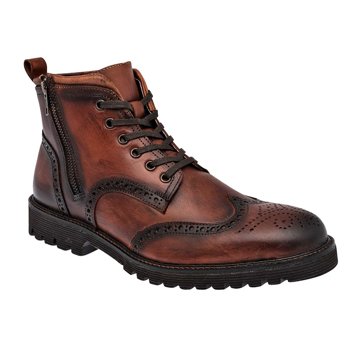 Botas casuales Exterior Piel Color Café Camel Para Hombre De RBCOLLECTION