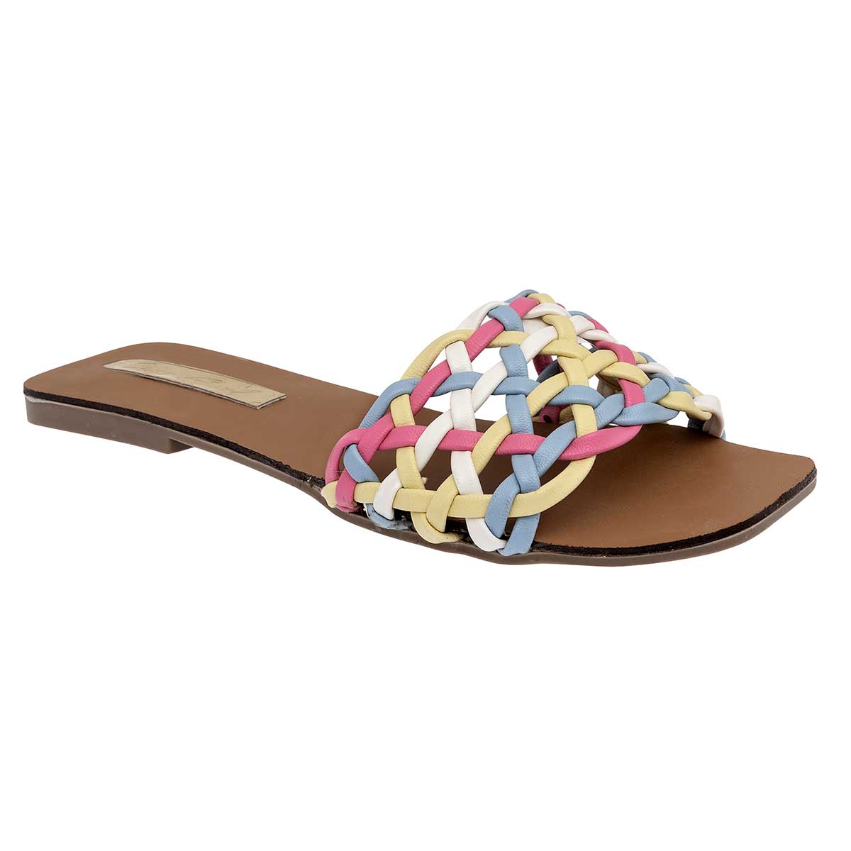 Sandalias de piso Exterior Sintético Color Multicolor Para Mujer De Sexy Girl