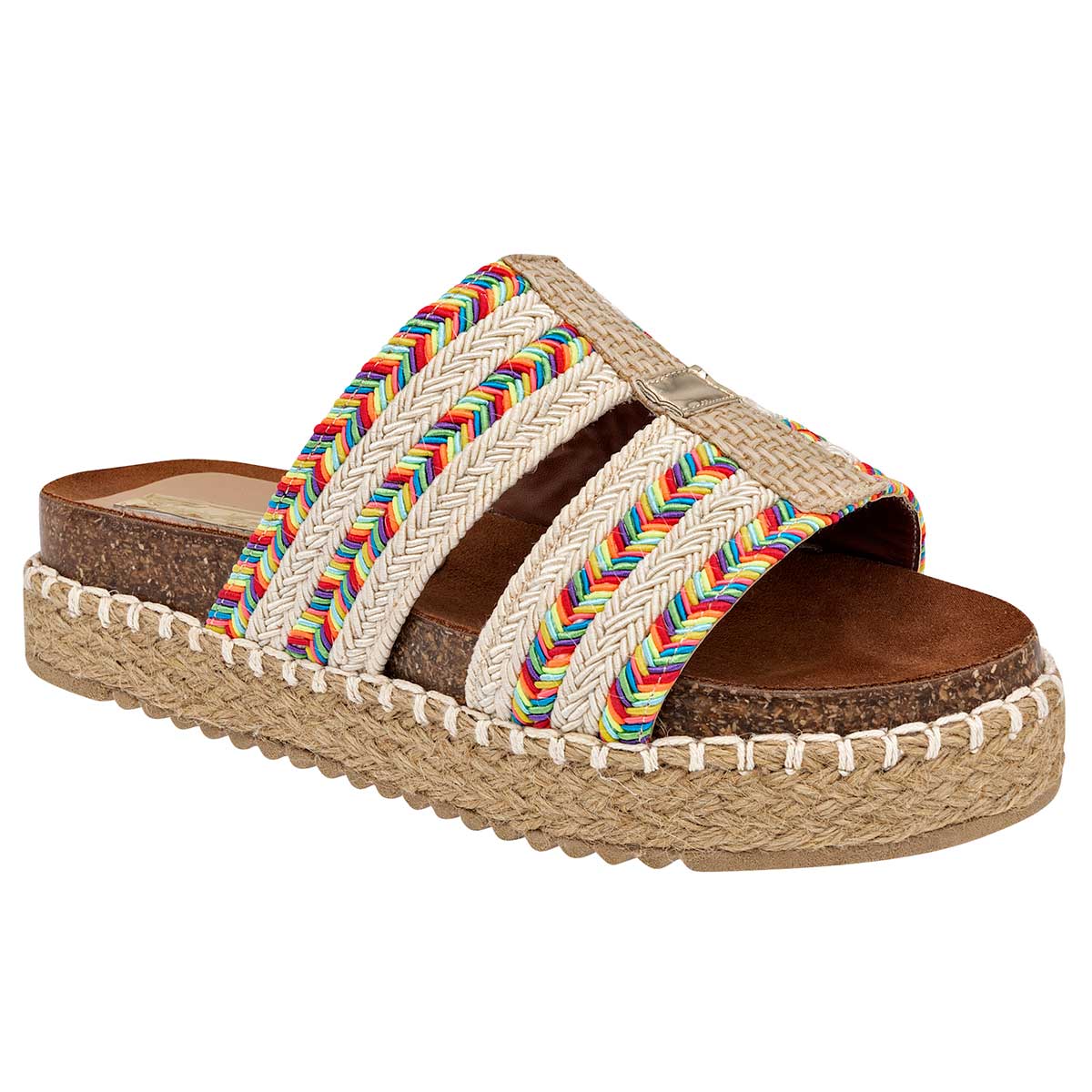 Sandalias con plataforma Exterior Sintético Color Beige Para Mujer De Sexy Girl