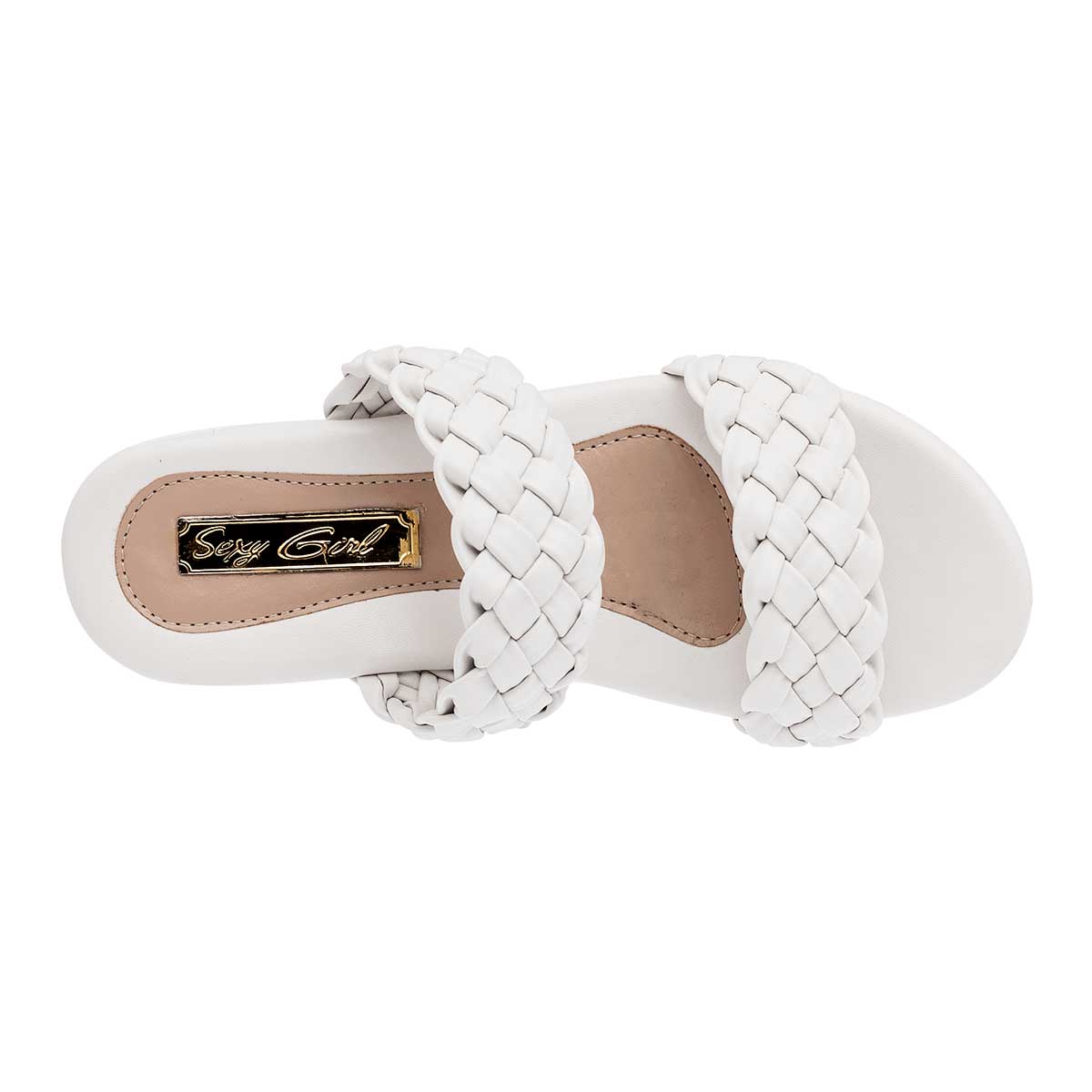 Sandalias con plataforma Exterior Sintético Color Blanco Para Mujer De Sexy Girl