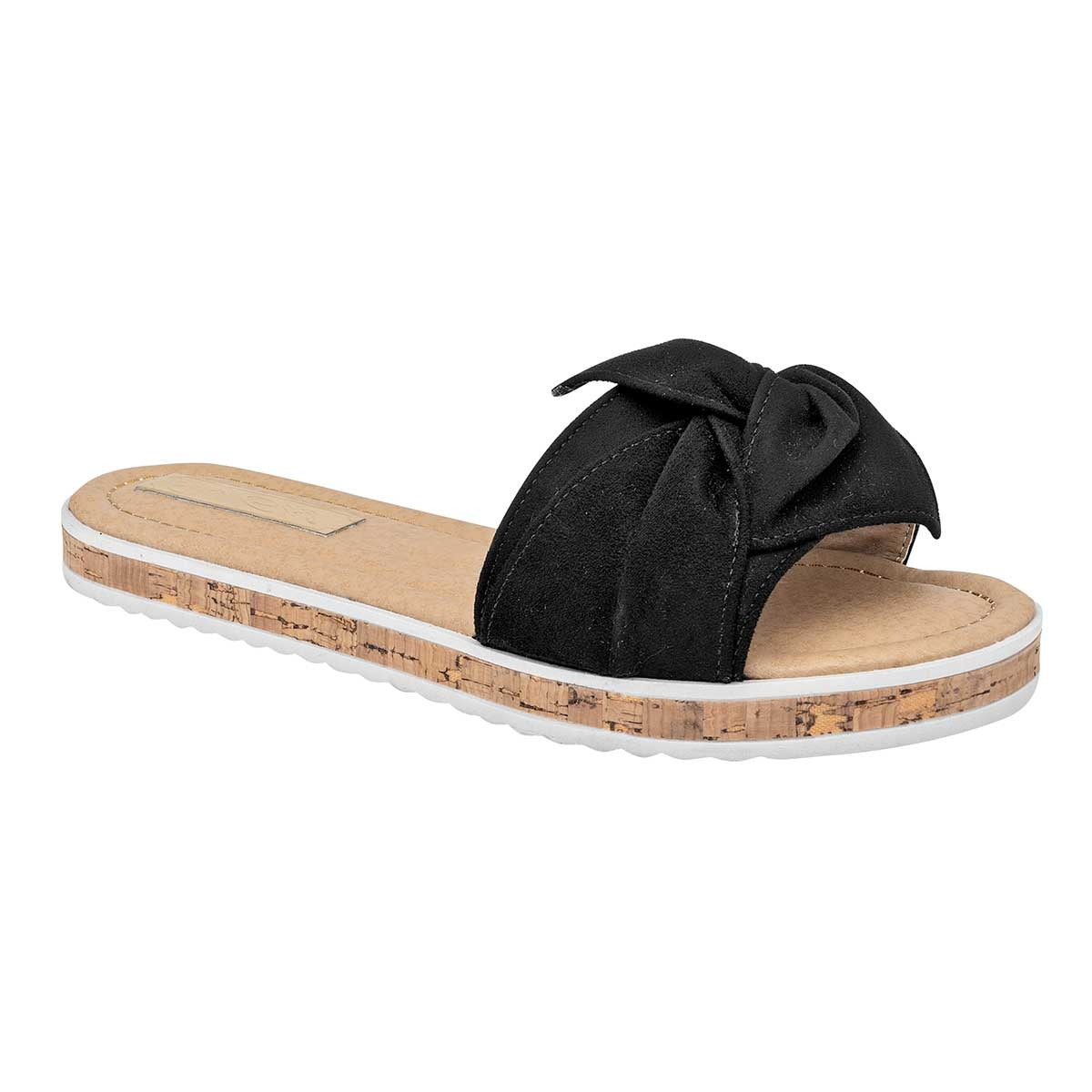 Sandalias de piso Exterior Textil Color Negro Para Mujer De Sexy Girl