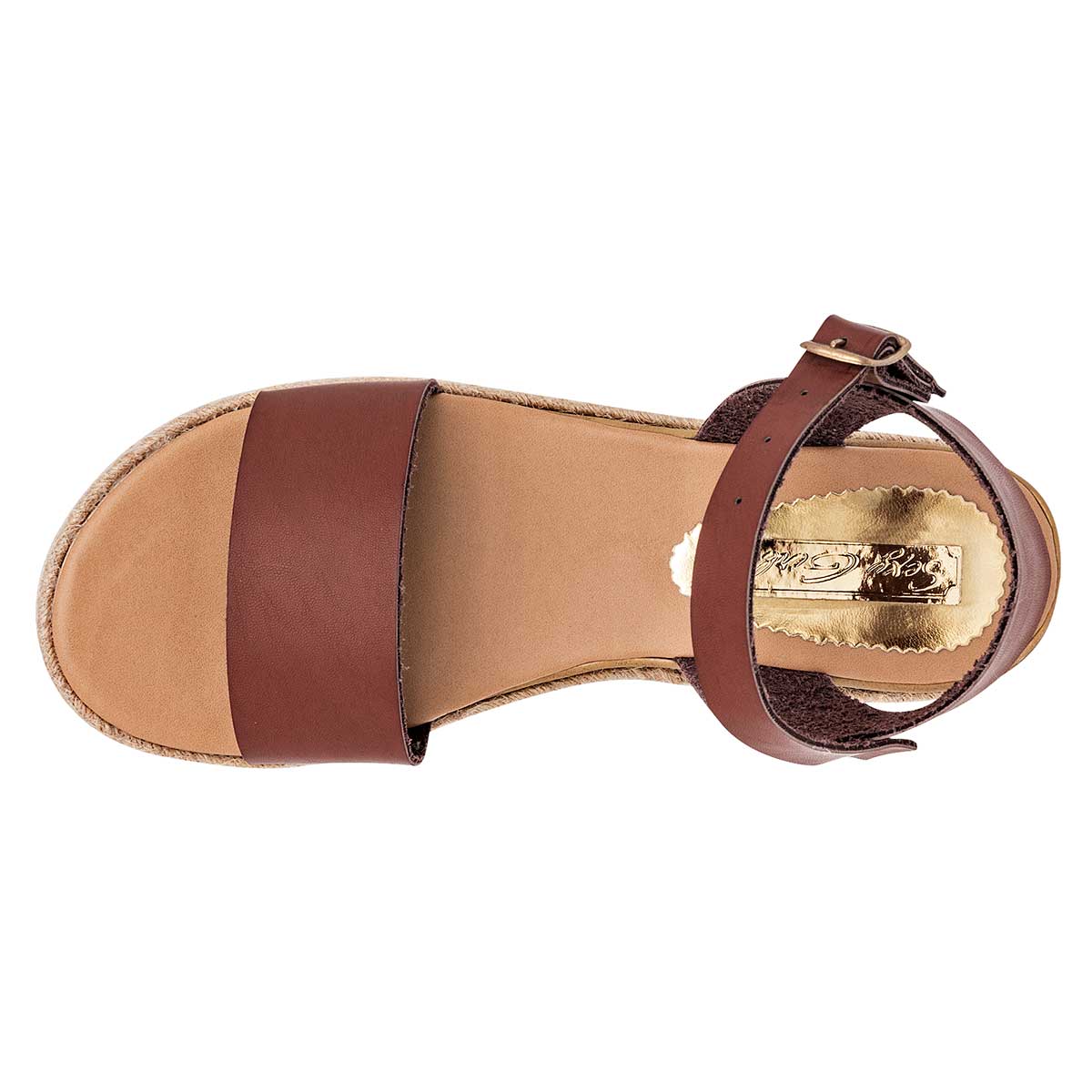 Sandalias con plataforma Exterior Sintético Color Café Para Mujer De Sexy Girl