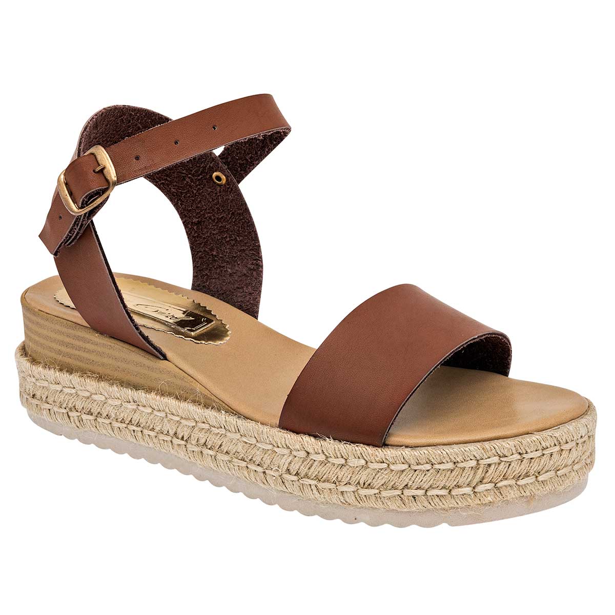 Sandalias con plataforma Exterior Sintético Color Café Para Mujer De Sexy Girl