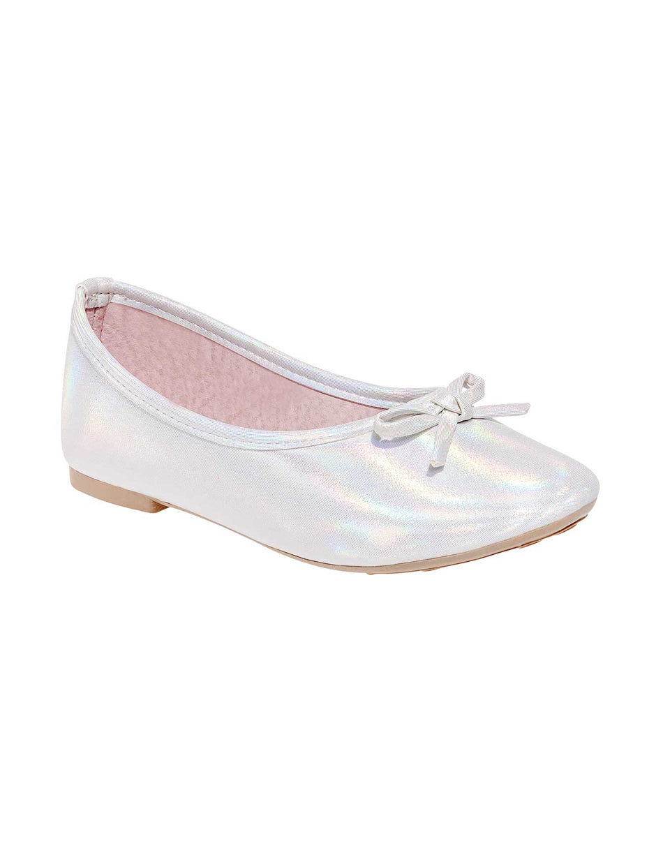 Flats clásicas Exterior Sintético Color Blanco Para Mujer De RBBASICS