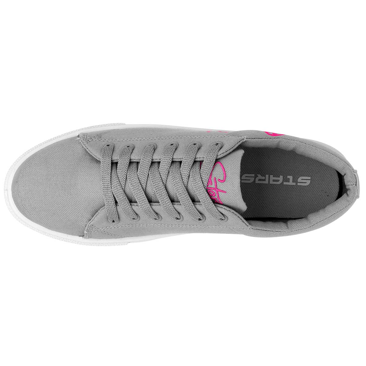 Tenis con cordones Exterior Textil Color Gris Para Mujer De RBCOLLECTION