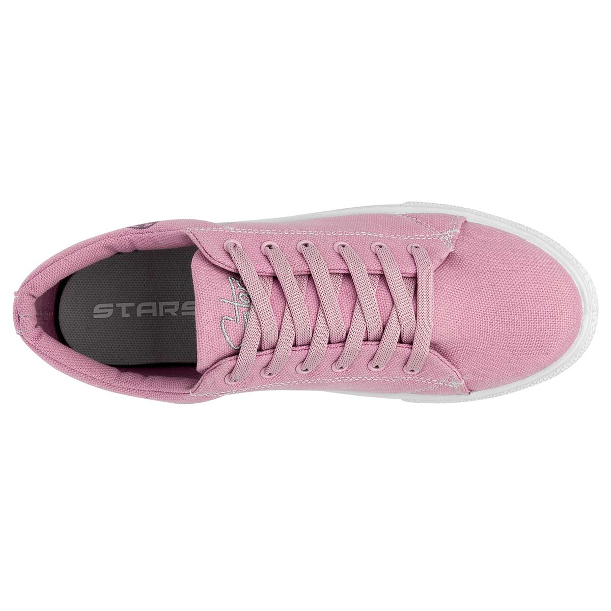 Tenis con cordones Exterior Textil Color Rosa Para Mujer De RBCOLLECTION