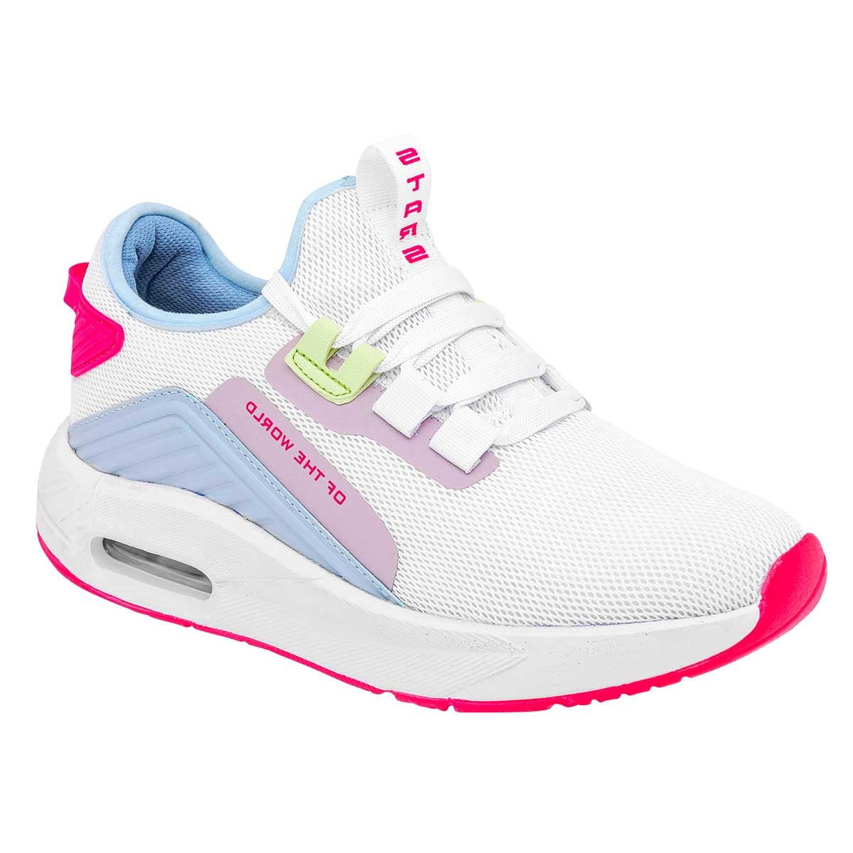 Tenis tipo deportivo Exterior Textil Color Blanco Para Mujer De RBCOLLECTION