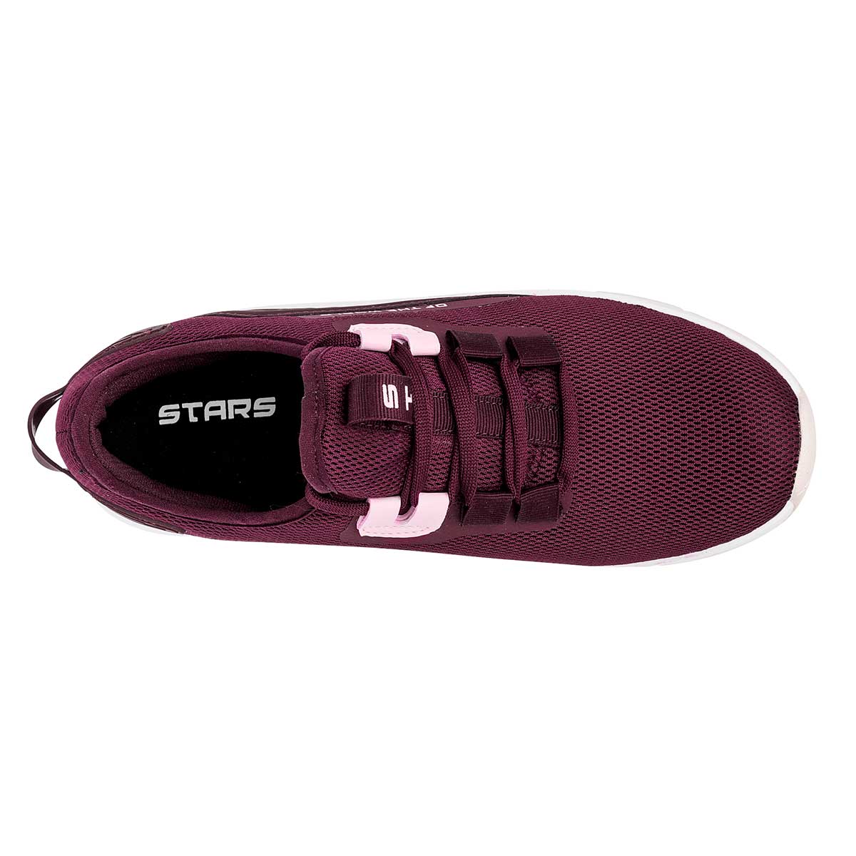 Tenis tipo deportivo Exterior Textil Color Vino Para Mujer De RBCOLLECTION