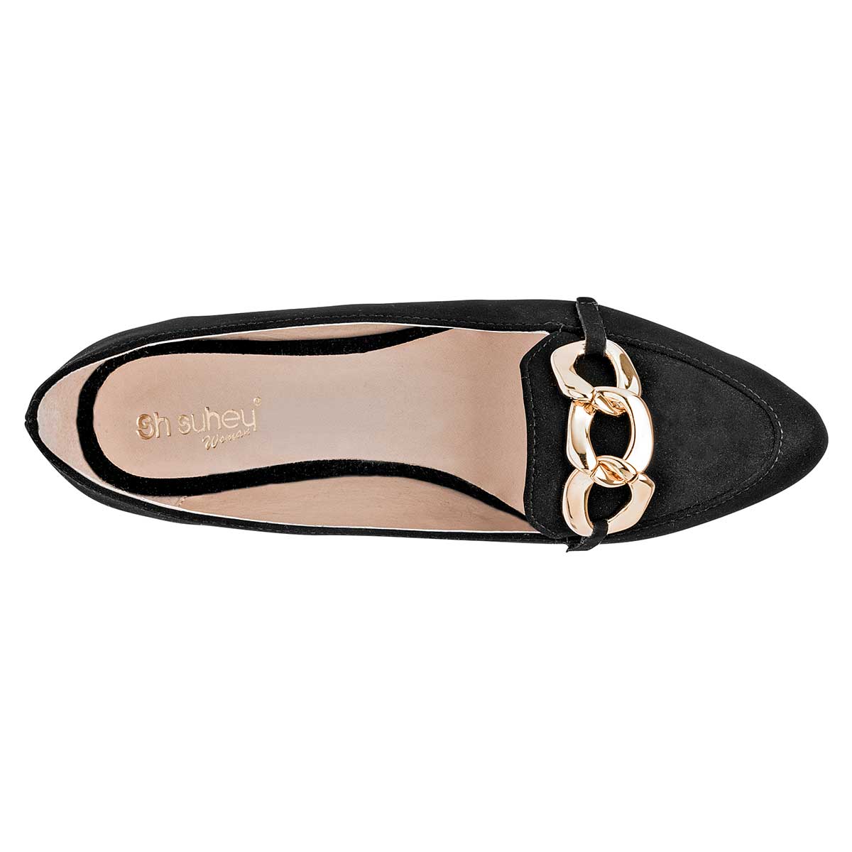 Flats puntales Exterior Piel sintética Color Negro Para Mujer De RBCOLLECTION