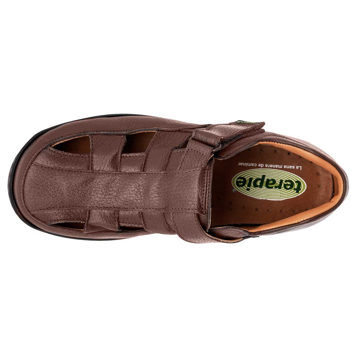 Sandalias Casuales Exterior Piel Color Café Para Hombre De RBCOLLECTION
