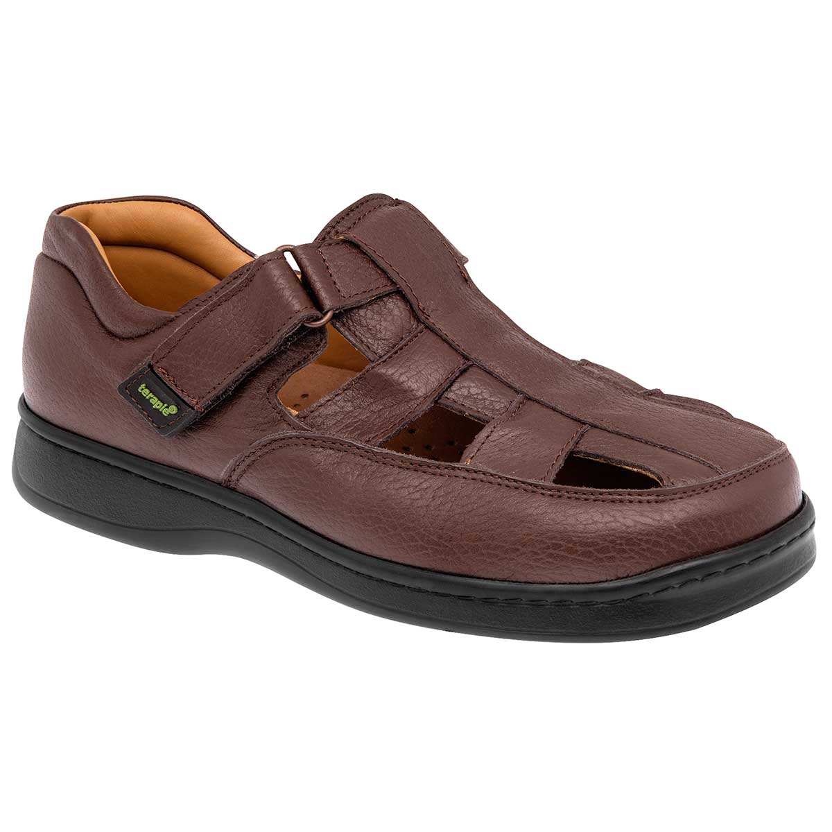 Sandalias Casuales Exterior Piel Color Café Para Hombre De RBCOLLECTION