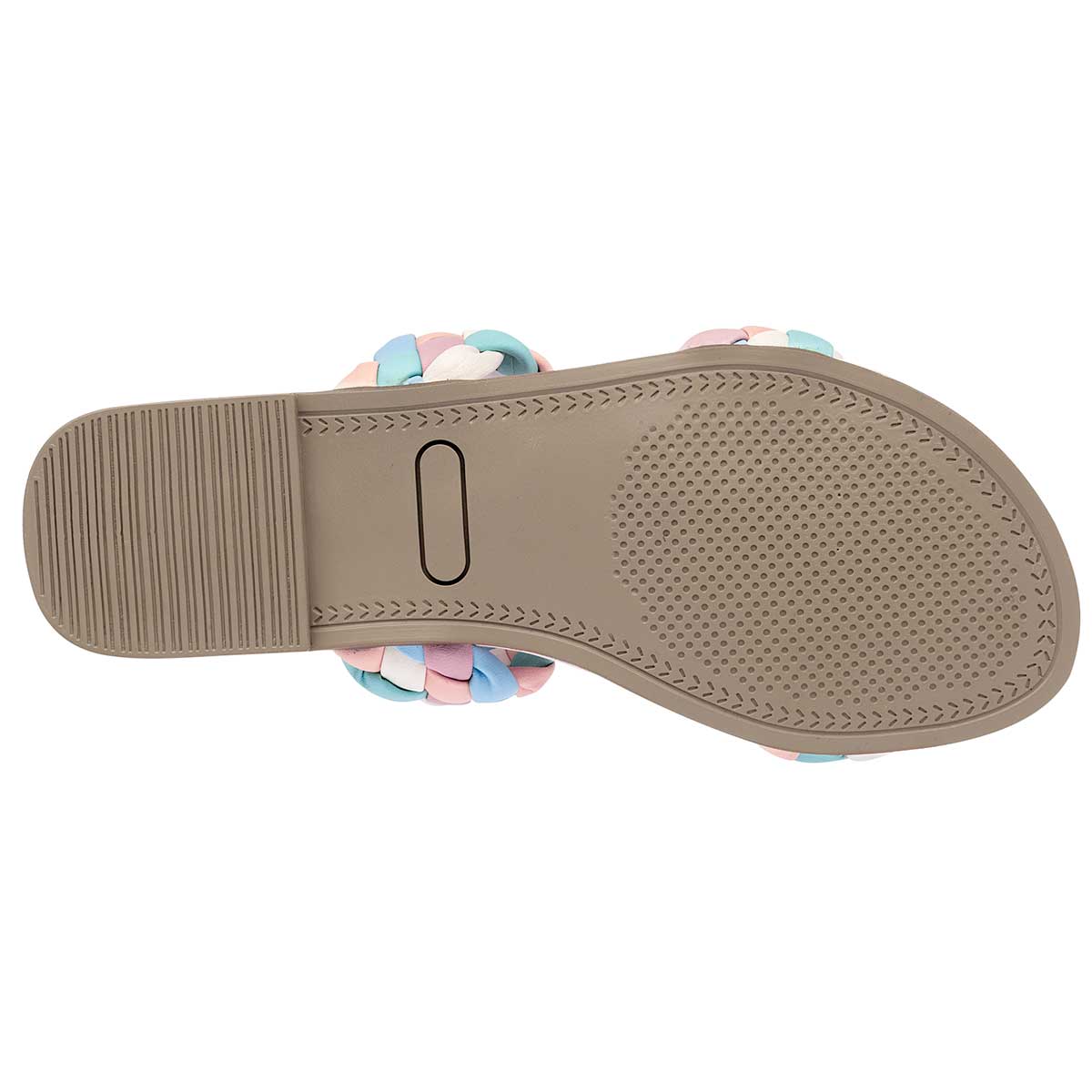 Sandalias de piso Exterior Sintético Color Multicolor Para Mujer De Tropicana