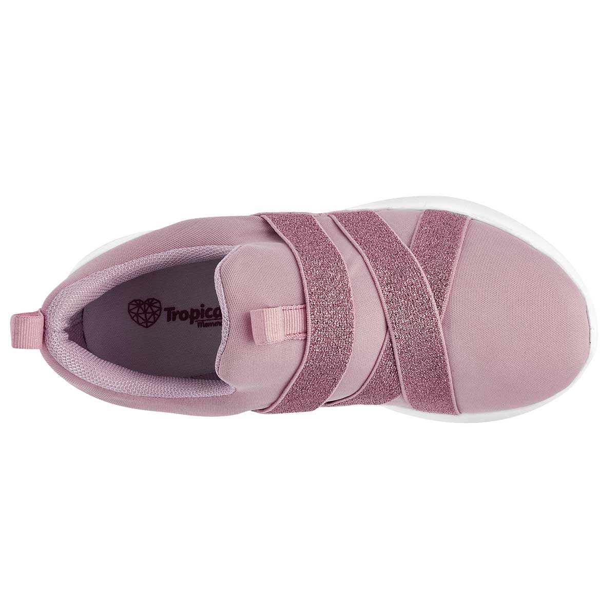 Tenis sin cordones Exterior Textil Color Rosa Para Mujer De Tropicana