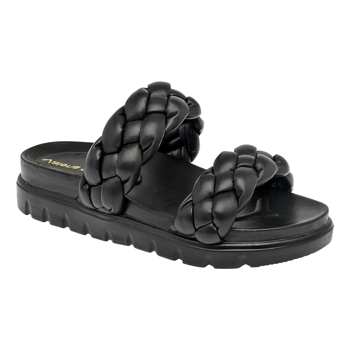 Sandalias de piso Exterior Sintético Color Negro Para Mujer De RBCOLLECTION