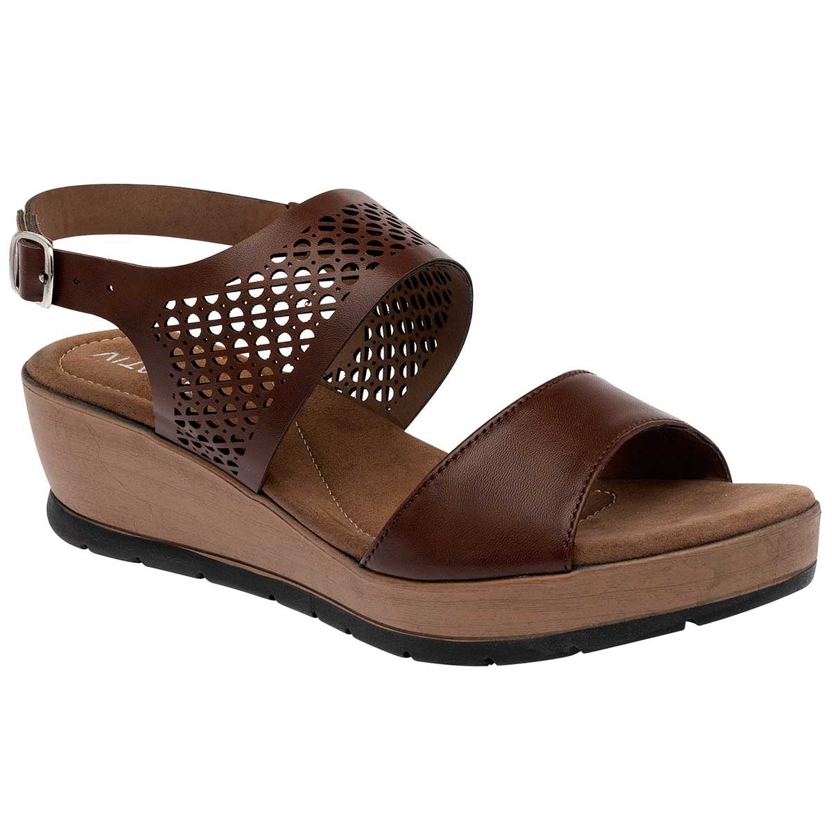 Sandalias con plataforma Exterior Sintético Color Café Para Mujer De RBCOLLECTION