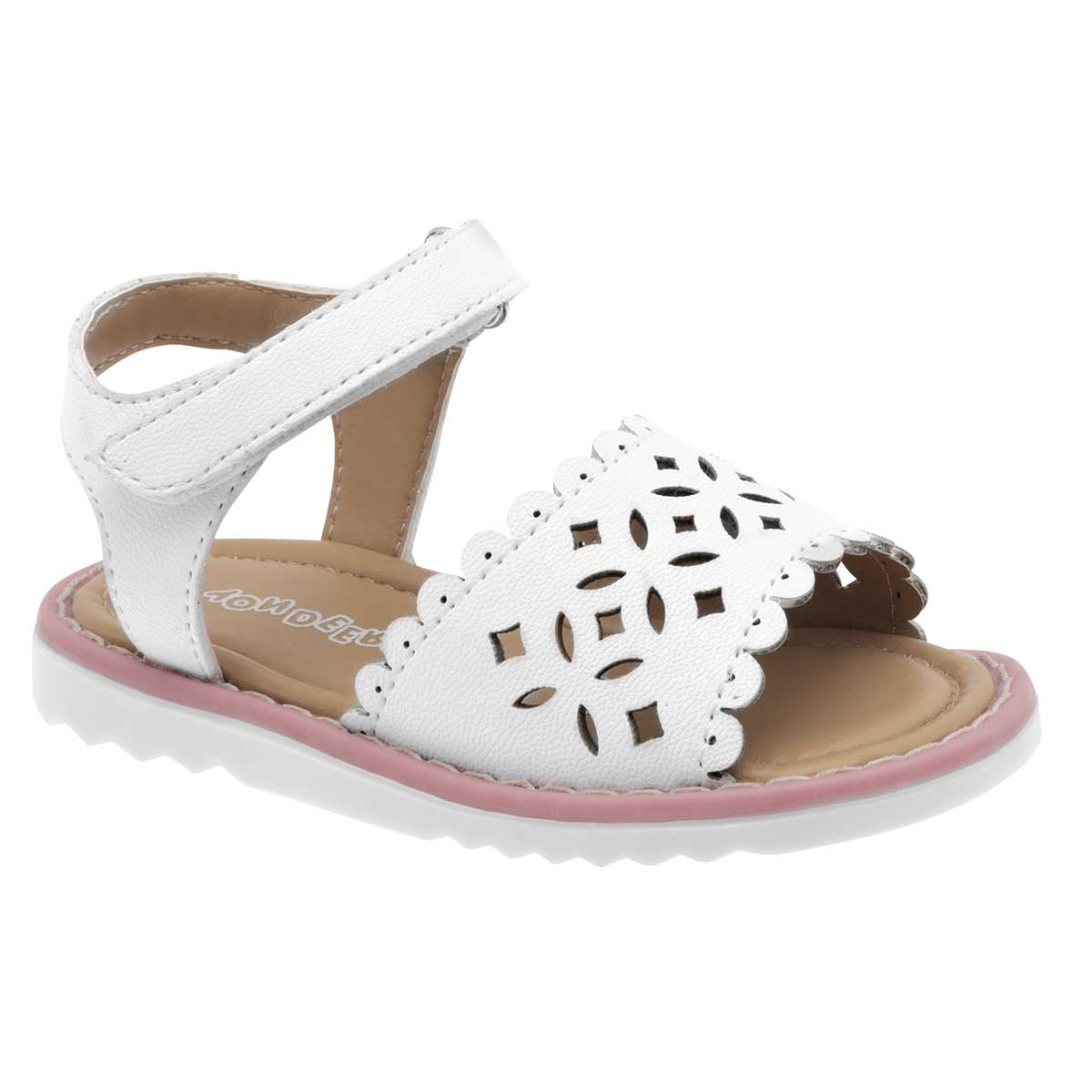 Sandalias Exterior Sintético Color Blanco Para Niña De Yondeer