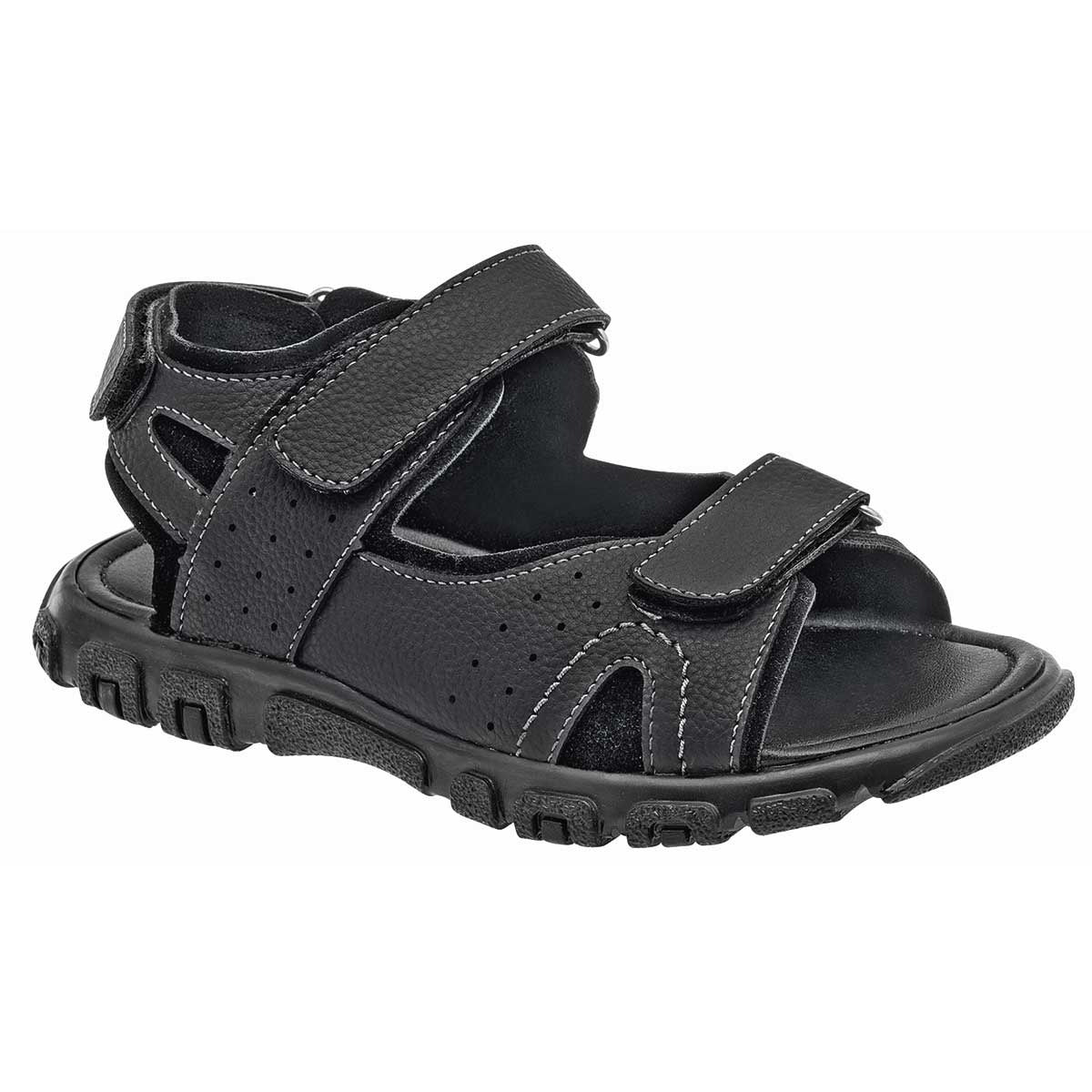 Sandalias Exterior Sintético Color Negro Para Niño De Yondeer