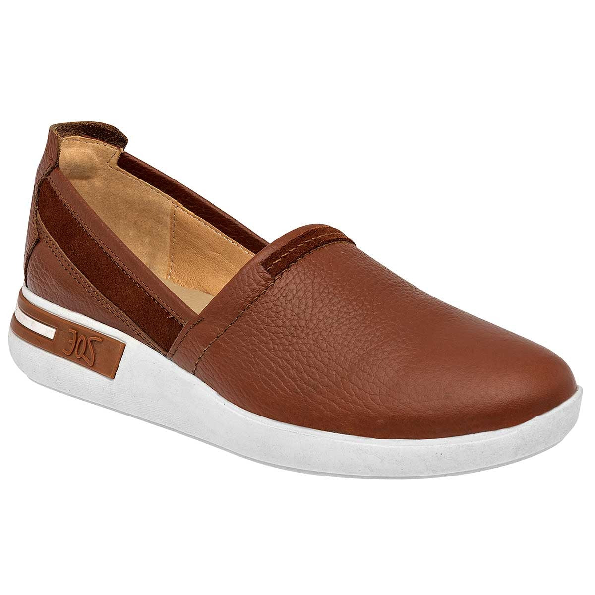 Confort Exterior Piel Color Camel Para Mujer De Zoe