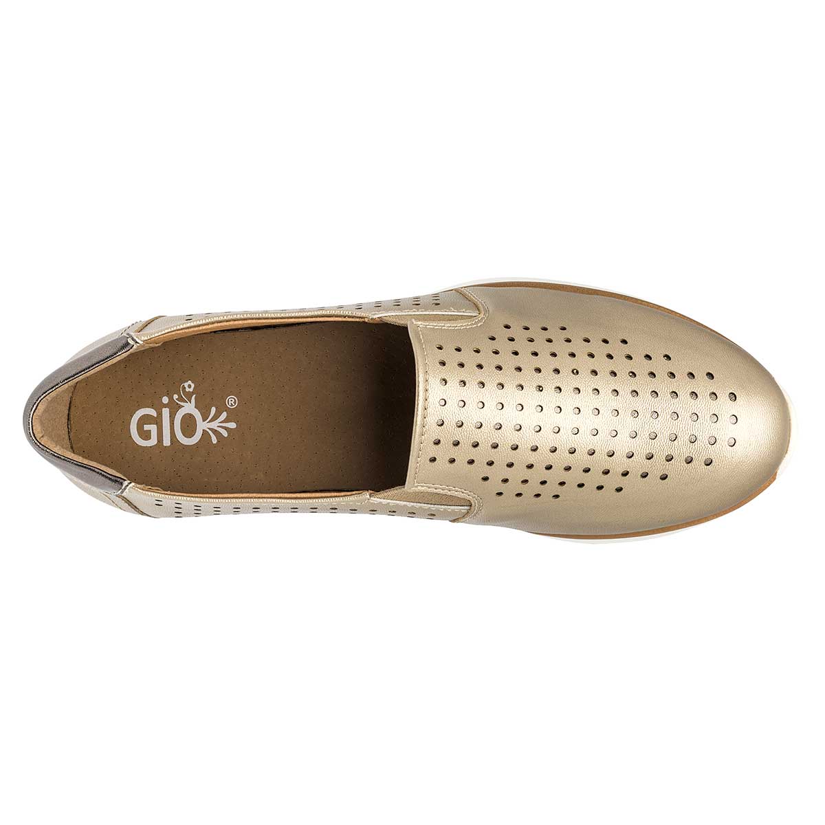 Confort Exterior Sintético Color Oro Para Mujer De Step Gio