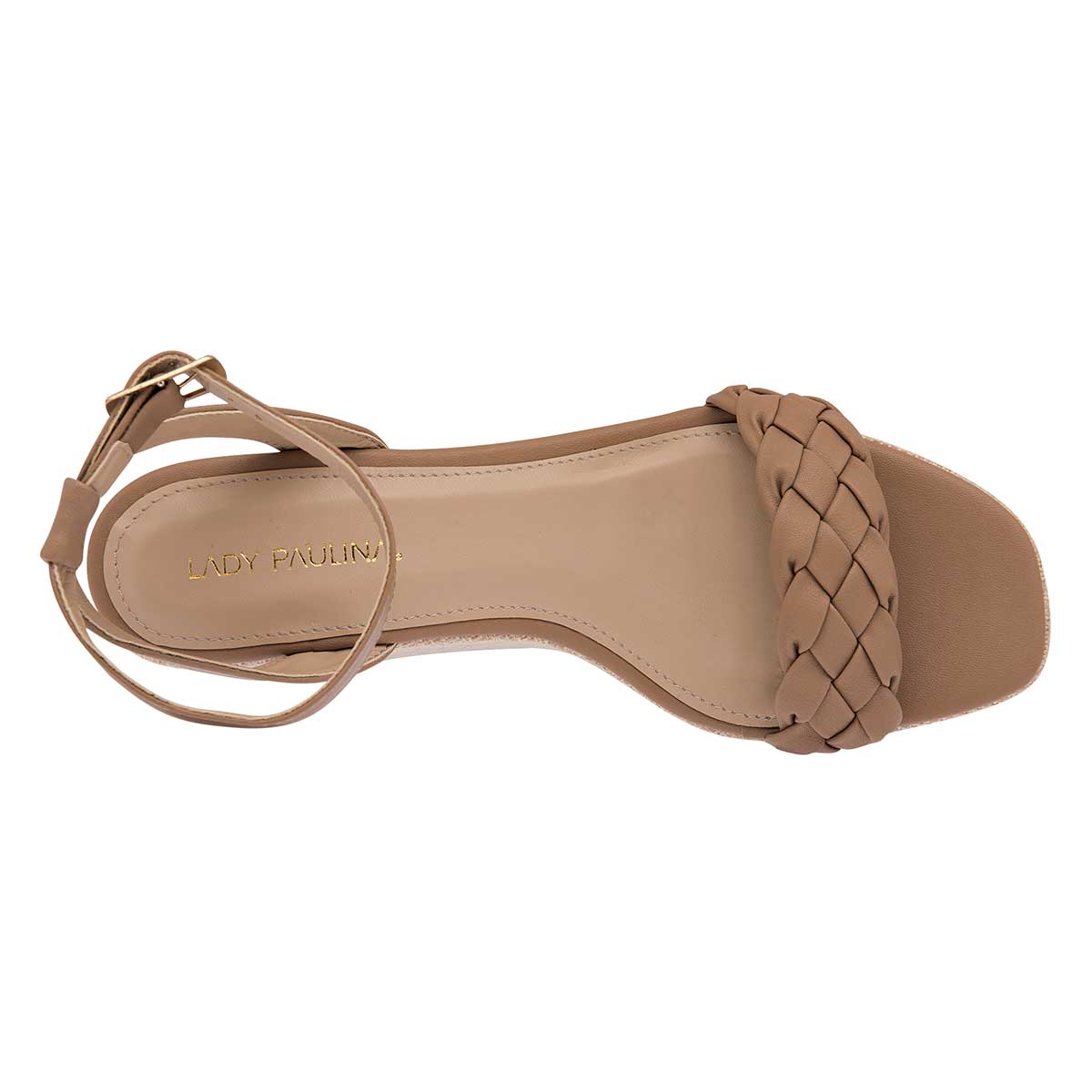 Sandalias con plataforma Exterior Sintético Color Beige  Para Mujer De Lady Paulina