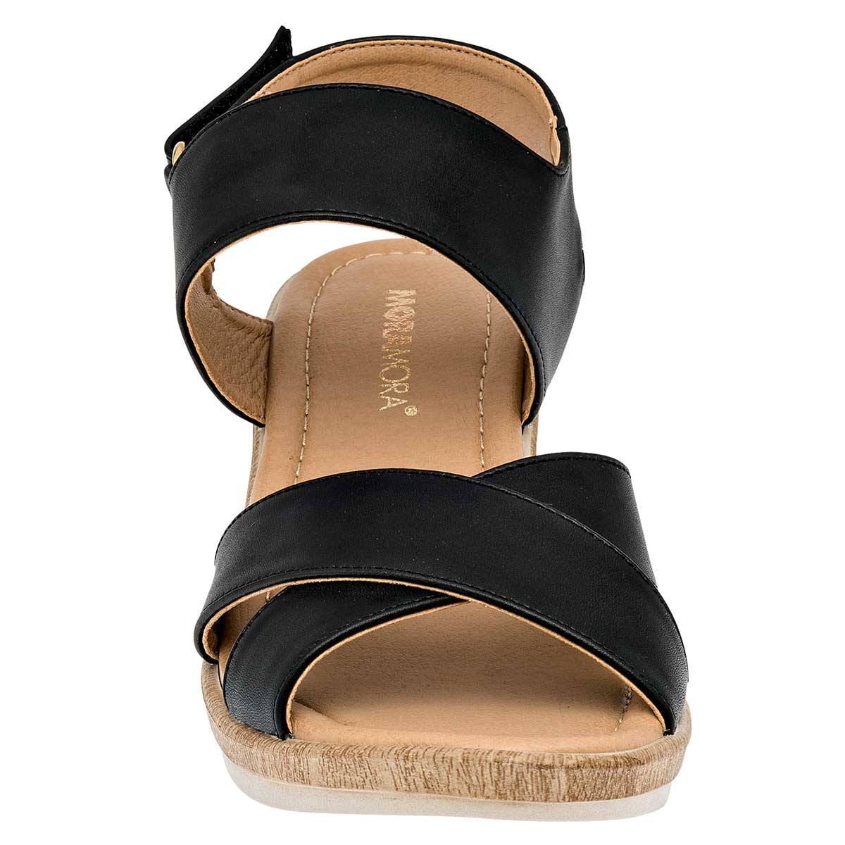 Sandalias con plataforma Exterior Sintético Color Negro Para Mujer De Moramora