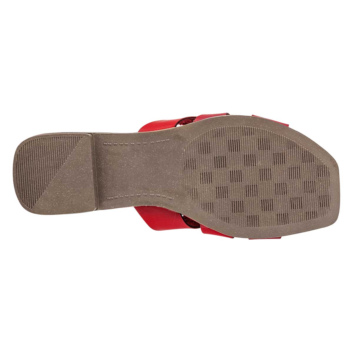 Sandalias de piso Exterior Sintético Color Rojo Para Mujer De Moramora