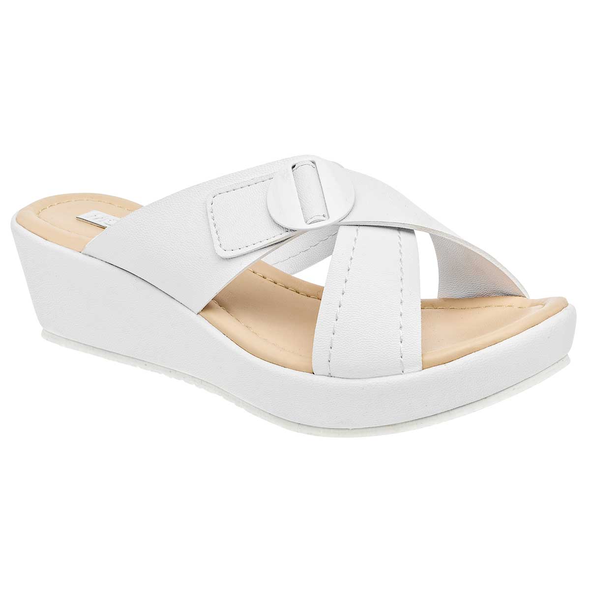 Sandalias con plataforma Exterior Sintético Color Blanco Para Mujer De Moramora