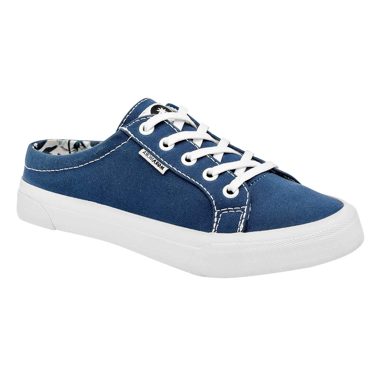 Tenis Con cordones Exterior Textil Color Rey Para Mujer De Moramora