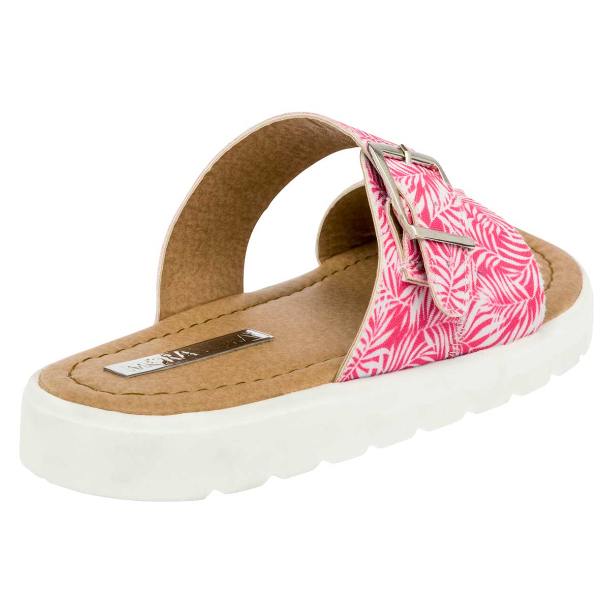 Sandalias de piso Exterior Textil Color Blanco Para Mujer De Moramora