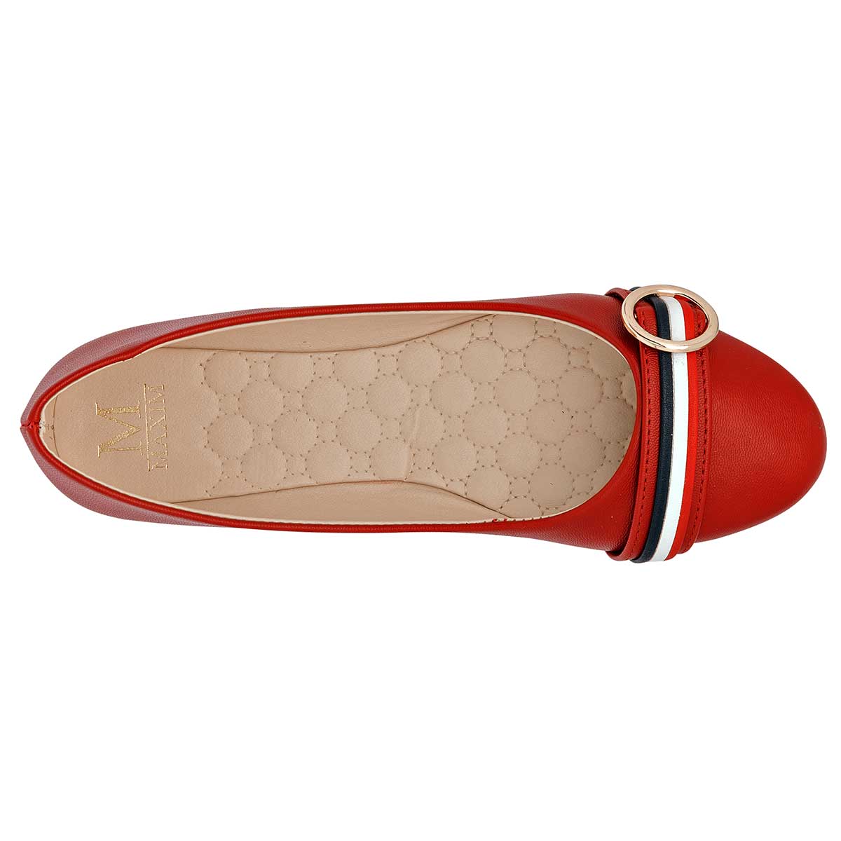 Flats clásicas Exterior Piel sintética Color Rojo Para Mujer De RBCOLLECTION