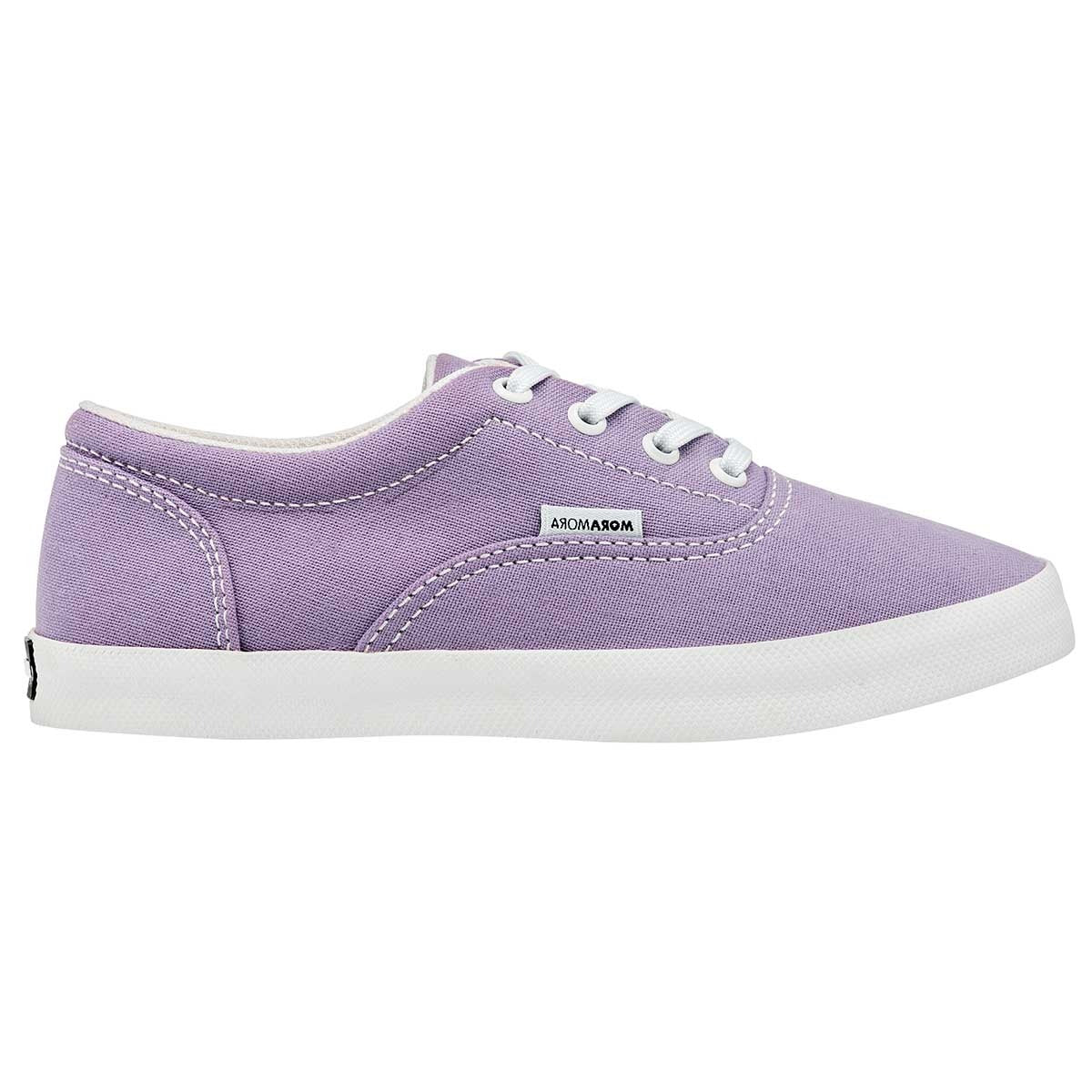 Tenis Con cordones Exterior Textil Color Lila Para Mujer De Moramora