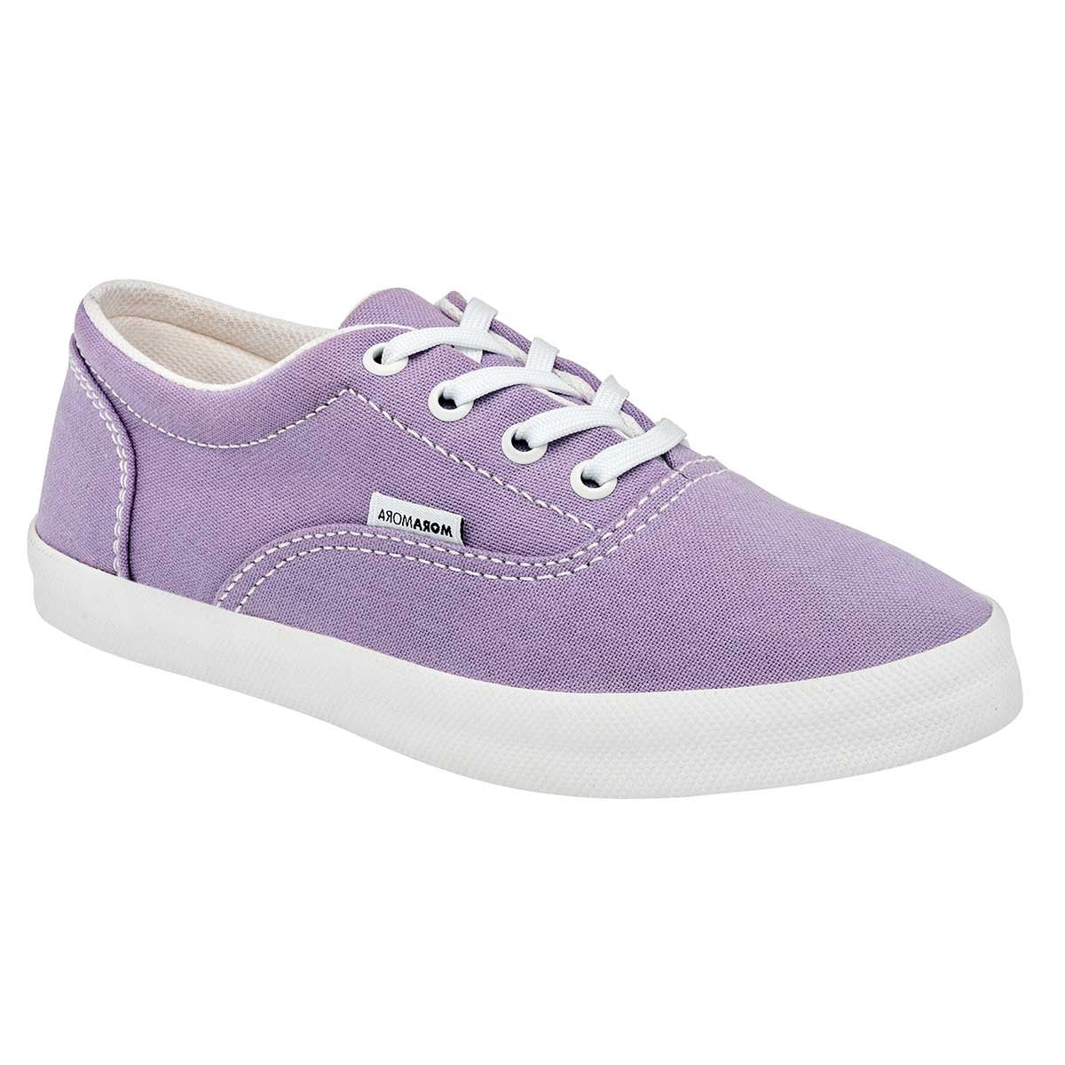 Tenis Con cordones Exterior Textil Color Lila Para Mujer De Moramora