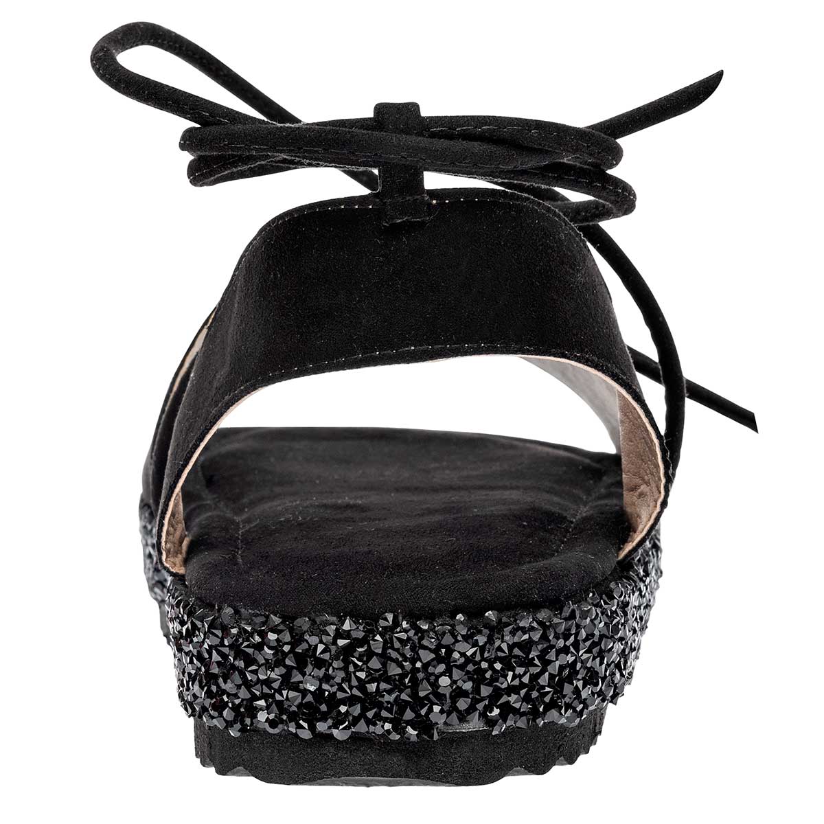 Sandalias de piso Exterior Textil Color Negro Para Mujer De RBCOLLECTION