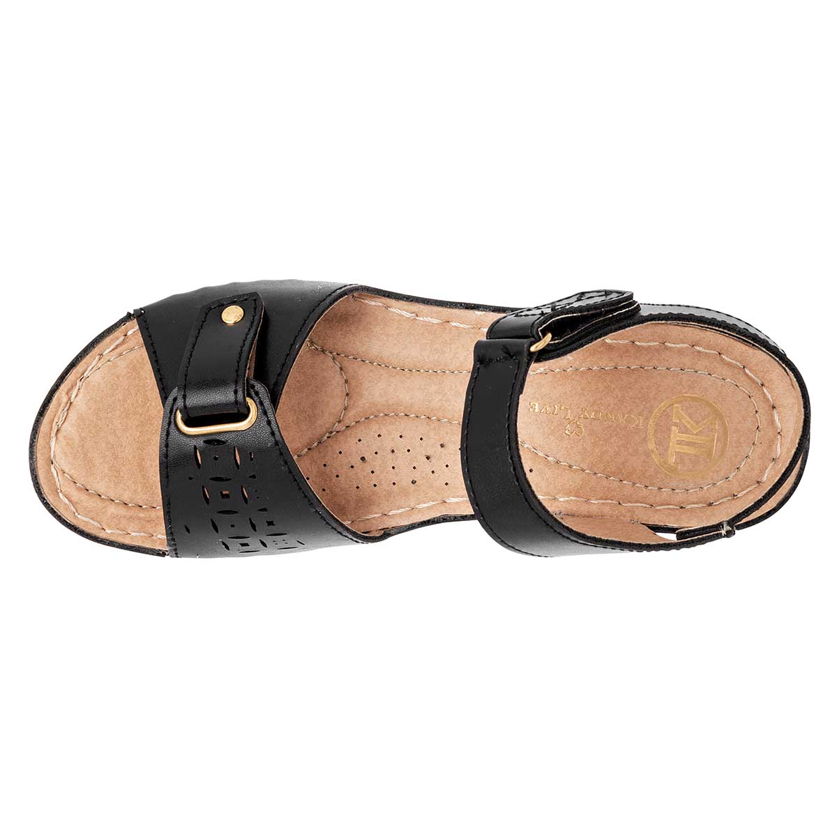 Sandalias con plataforma Exterior Sintético Color Negro Para Mujer De RBCOLLECTION