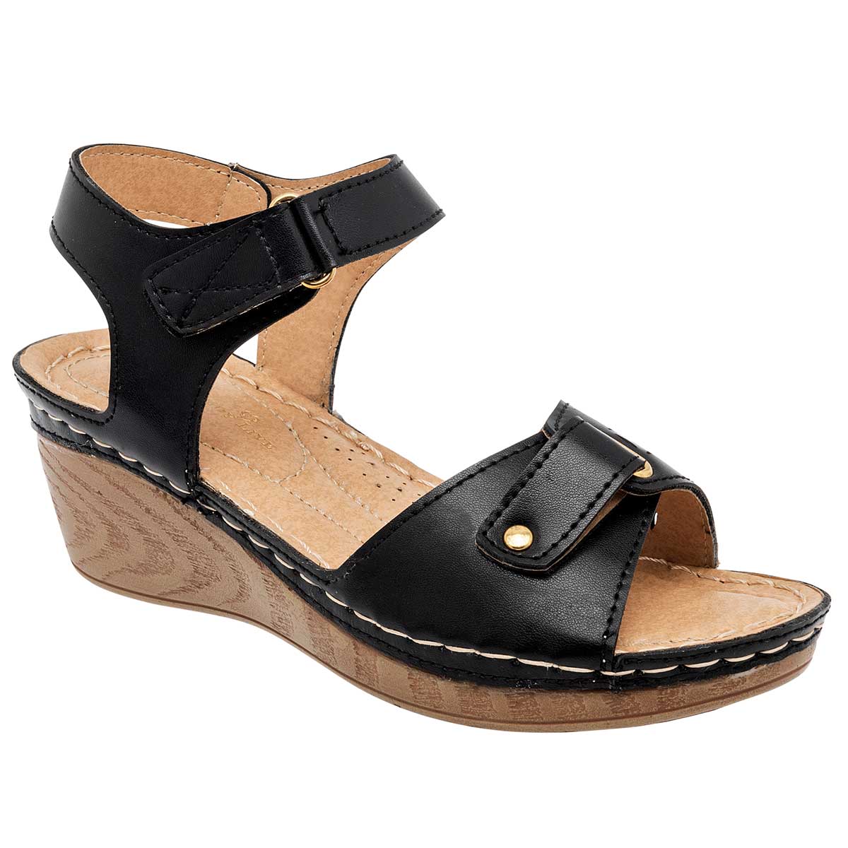 Sandalias con plataforma Exterior Sintético Color Negro Para Mujer De RBCOLLECTION