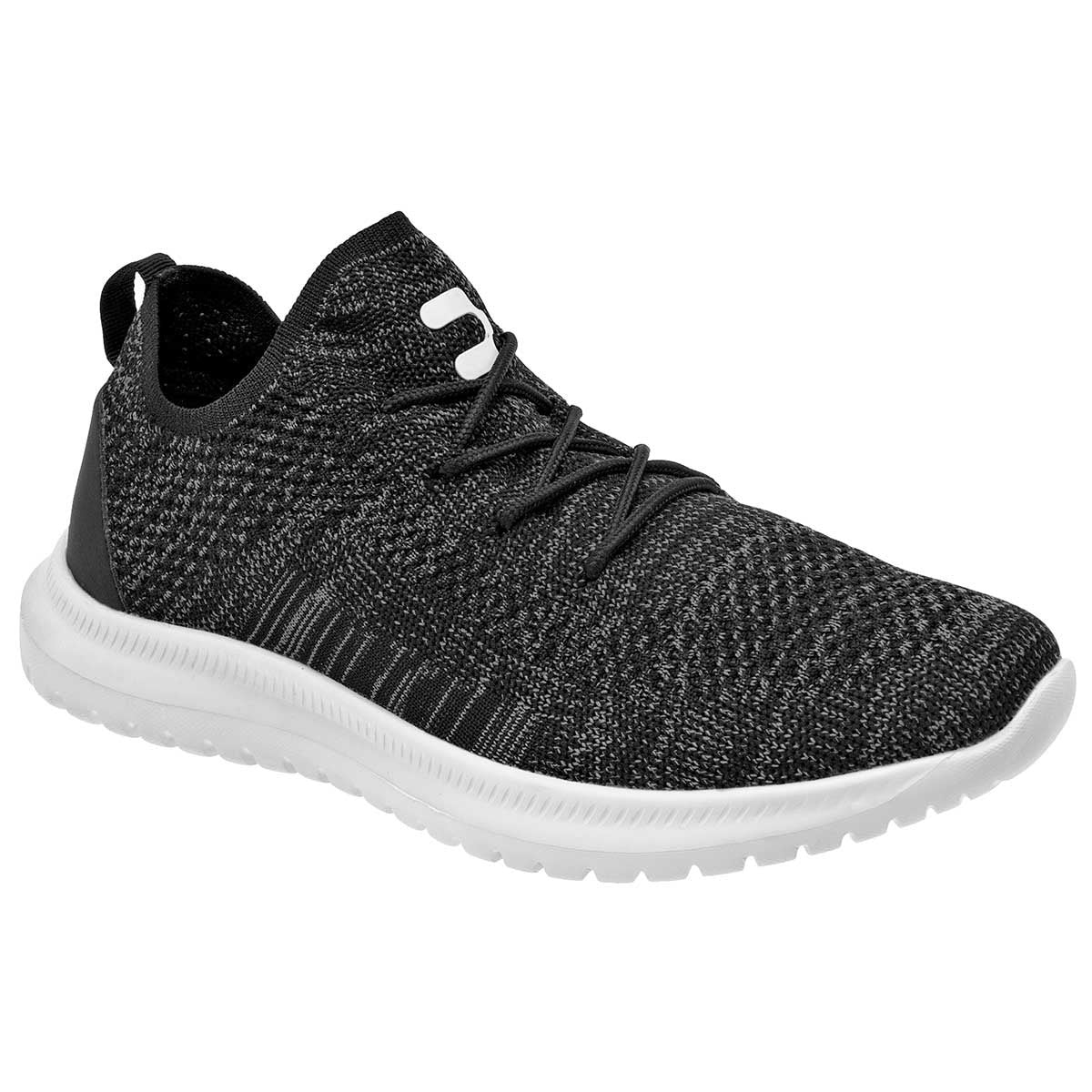 Tenis con cordones Exterior Textil Color Negro Con Gris Para Hombre De Charly