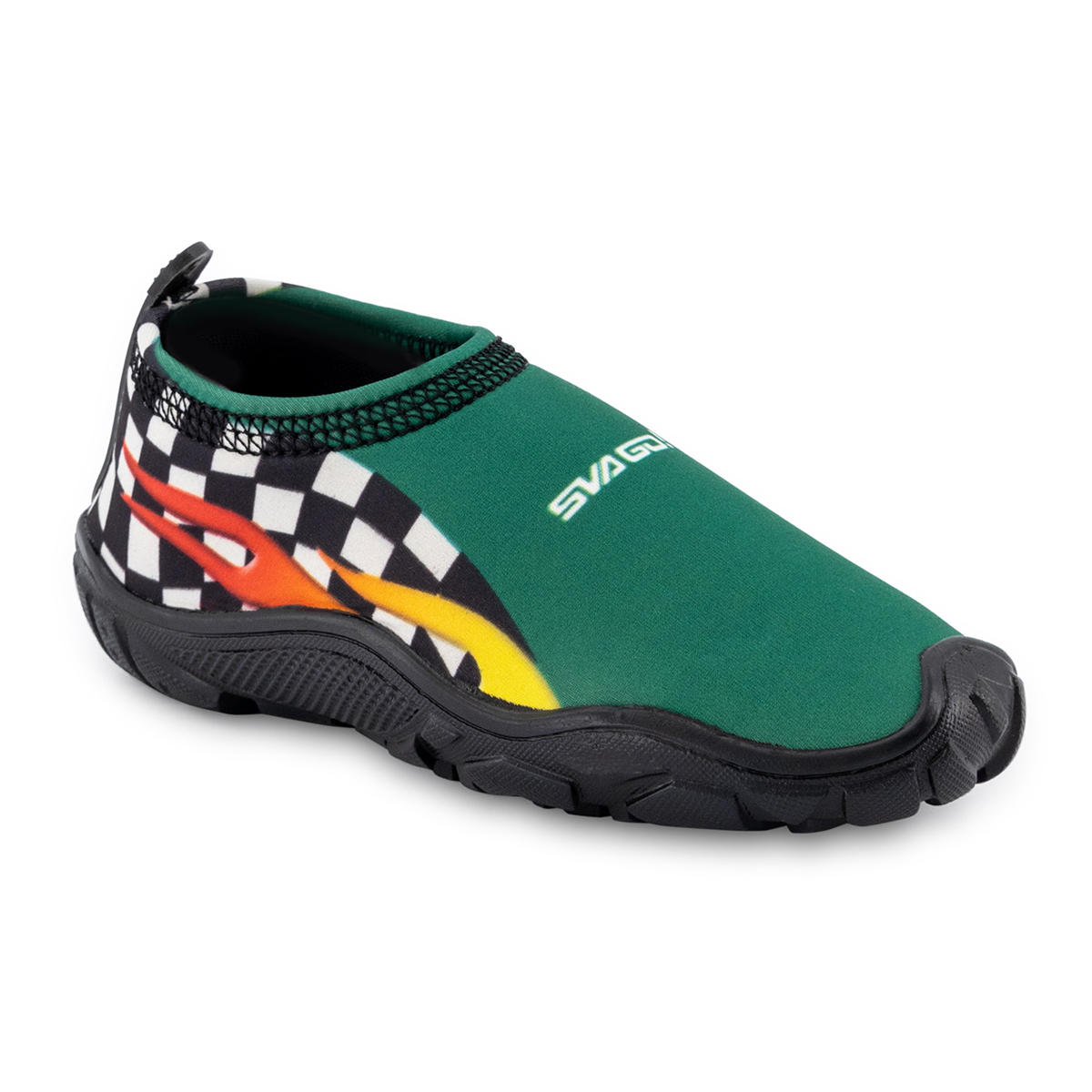 Zapato Acuático Para Niños Modelo Racing Verde