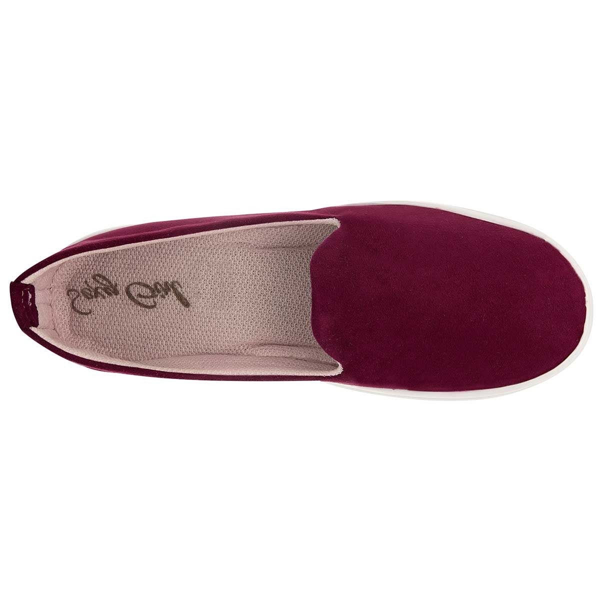 Mocasines Exterior Piel sintética Color Vino Para Mujer De Sexy Girl