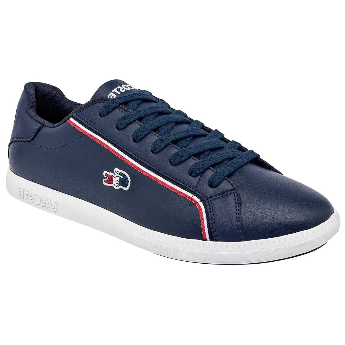 Tenis 37SMA0022MX-7A2 Para Hombre Color Marino De Lacoste