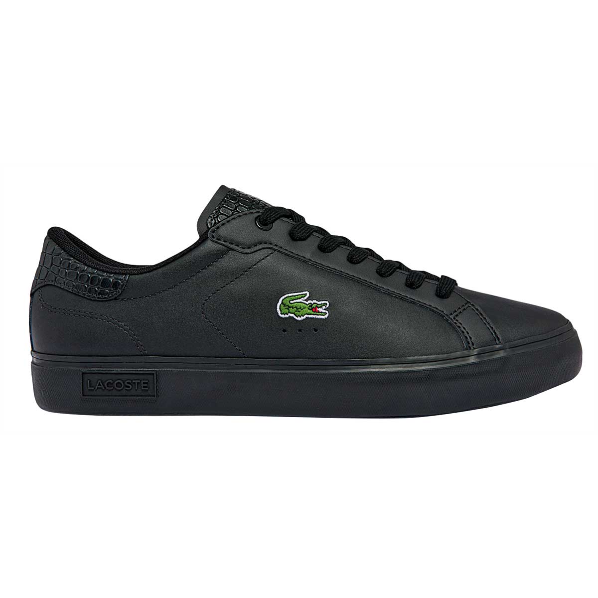 Tenis 741SMA0030-02H  Para Hombre Color Negro De Lacoste