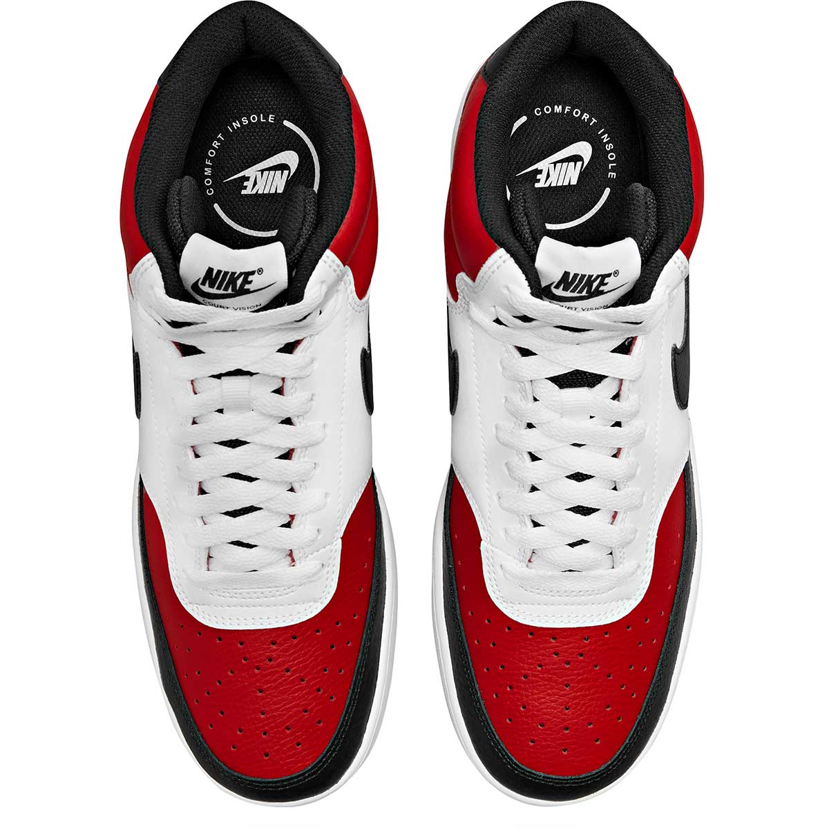 Tenis Court Vision Mid NBA Para Hombre Color Rojo De Nike