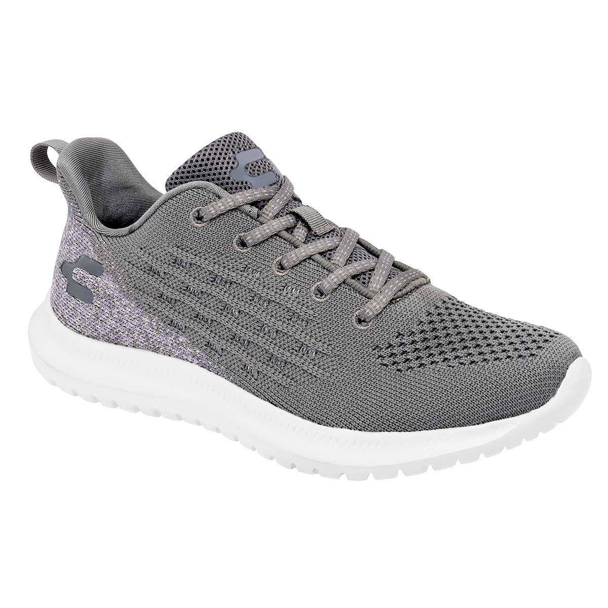 Tenis tipo deportivo Exterior Textil Color Gris Para Mujer De Charly