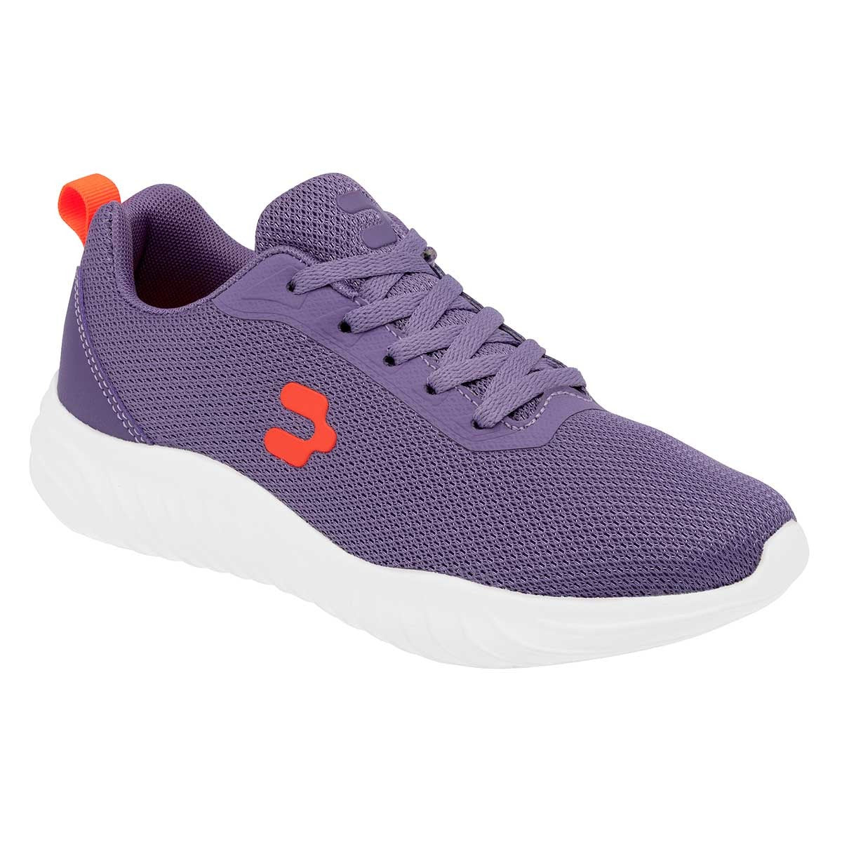 Tenis tipo deportivo Exterior Textil Color Morado Para Mujer De Charly