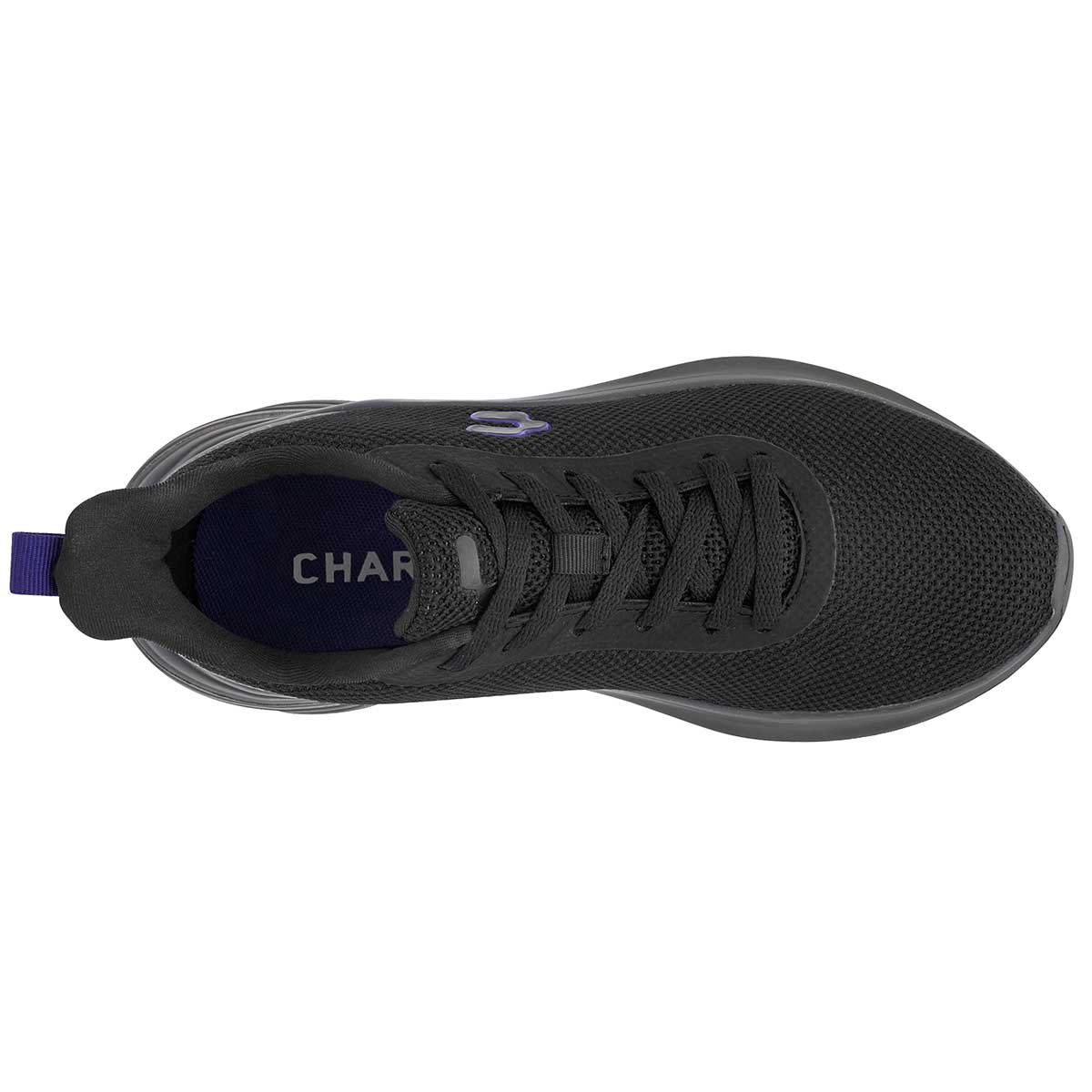 Tenis tipo deportivo  Exterior Textil Color Negro Con Gris Para Mujer De Charly